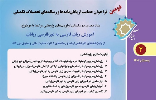 تمديد دعوة دعم مؤسسة سعدي لـ "الأطروحات والرسالات المتعلقة بـ أزفا"