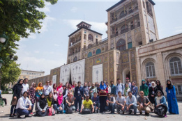 student in 84th refresher corse visited Golestan Palace
