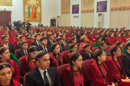 Saadi Day Commemoration at Turkmenistan State University