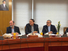 Dr. Gholam-Ali Haddad-Adel, President of the Saadi Foundation, met with Hossein Afshin, Vice President for Science, Technology and Knowledge-Based Economy.