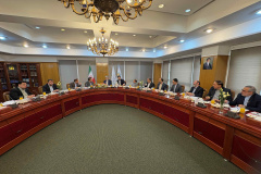 Dr. Gholam-Ali Haddad-Adel, President of the Saadi Foundation, met with Hossein Afshin, Vice President for Science, Technology and Knowledge-Based Economy.