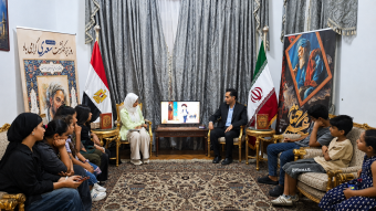 Iranian Children in Egypt Read the Shahnameh: The Story of Rostam and Sohrab