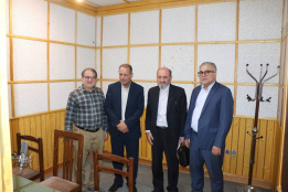 بازدید دبیر و معاونان بنیاد سعدی از دانشگاه بین المللی امام خمینی (ره) قزوین دوشنبه ۳۰ شهریور ۱۴۰۵