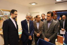 دیدارحسین افشین، معاون علمی، فناوری و اقتصاد دانش بنیان رئیس جمهور با دکتر غلامعلی حدادعادل، رئیس بنیاد سعدی