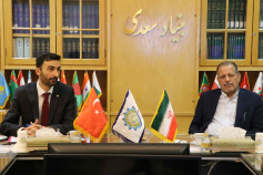 دیدار رایزن فرهنگی و گردشگری سفارت ترکیه و مدیر موسسه یونس امره در تهران با دبیر و معاونان بنیاد سعدی