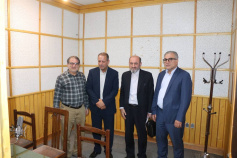 بازدید دبیر و معاونان بنیاد سعدی از دانشگاه بین المللی امام خمینی (ره) قزوین دوشنبه ۳۰ شهریور ۱۴۰۵