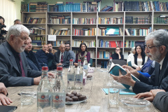 سفر جناب آقای دکتر حداد عادل، رئیس بنیاد سعدی و هیات همراه به جمهوری ارمنستان