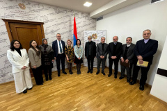 سفر جناب آقای دکتر حداد عادل، رئیس بنیاد سعدی و هیات همراه به جمهوری ارمنستان