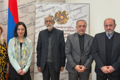 سفر جناب آقای دکتر حداد عادل، رئیس بنیاد سعدی و هیات همراه به جمهوری ارمنستان