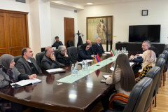 سفر جناب آقای دکتر حداد عادل، رئیس بنیاد سعدی و هیات همراه به جمهوری ارمنستان