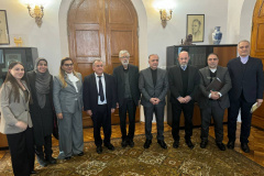 سفر جناب آقای دکتر حداد عادل، رئیس بنیاد سعدی و هیات همراه به جمهوری ارمنستان