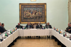 سفر جناب آقای دکتر حداد عادل، رئیس بنیاد سعدی و هیات همراه به جمهوری ارمنستان