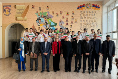 سفر جناب آقای دکتر حداد عادل، رئیس بنیاد سعدی و هیات همراه به جمهوری ارمنستان