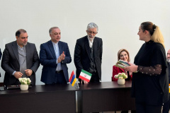 سفر جناب آقای دکتر حداد عادل، رئیس بنیاد سعدی و هیات همراه به جمهوری ارمنستان