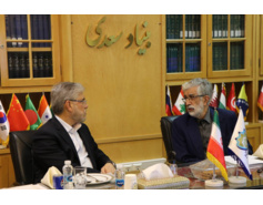 دیدار رئیس بنیاد سعدی و وزیر علوم، تحقیقات و فناوری