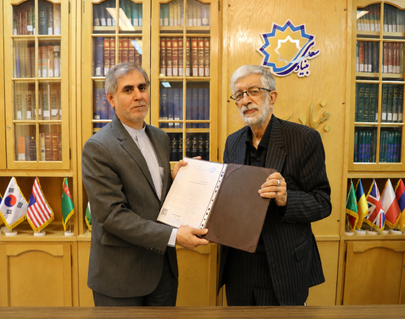 رایزن فرهنگی جدید ایران در روسیه با رئیس بنیاد سعدی دیدار کرد