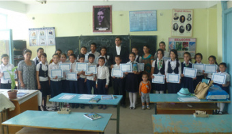 پایان دومین دوره آموزش الفبای نیاکان در تاجیکستان