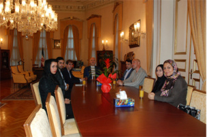 دیدار سرکنسول و وابسته فرهنگی کشورمان با اساتید زبان فارسی استانبول