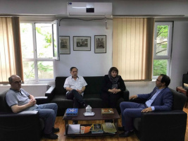 رایزن فرهنگی ایران  با رئیس انسیتیوی شرق شناسی گرجستان ملاقات کرد