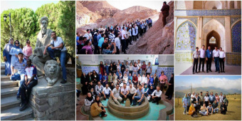 بازدید اساتید خارجی زبان فارسی از جاذبه‌های گردشگری استان سمنان