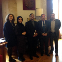 ملاقات با رئیس دانشگاه سالامانکا وبازدید از اتاق ایران شناسی