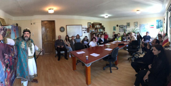 « نشست شاهنامه خوانی و نقالی » در دانشگاه دولتی آکاکی تسرتلی شهر کوتایسی برگزار شد