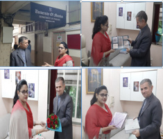 دیدار وابسته فرهنگی کشورمان با رئیس گروه زبان و ادبیات فارسی دانشگاه مومبای هند