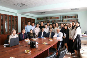 برگزاری شب شعر و ادب فارسی در دانشگاه دولتی علوم انسانی بیشکک +گزارش تصویری