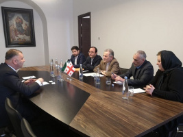 درخواست رییس دانشگاه قفقاز برای برگزاری هفته فرهنگی ایران در گرجستان+گزارش تصویری