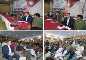 تجلیل از چند دهه خدمات فرهنگی «نصیر مرزا بیگ» در حیدرآباد پاکستان