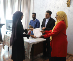 دانشجویان شانزدهمین دوره ایرانشناسی و زبان فارسی در اتیوپی تجلیل شدند