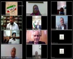 وبینار «تأثیر افکار حافظ شیرازی بر اشعار رحمن بابا» برگزار شد