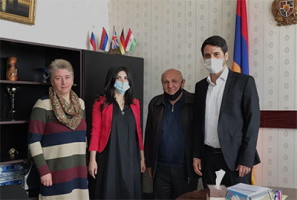 بازدید سرپرست رایزنی فرهنگی ایران  از مدرسه ۶ گیومری ارمنستان