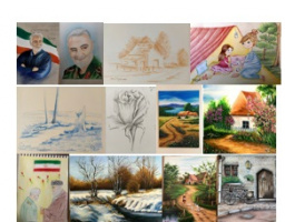 یازدهمین نمایشگاه نقاشی دانش آموزان مدارس گرجی و ایرانی در تفلیس