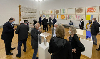 نمایشگاه کرنش به حافظ در برلین افتتاح شد