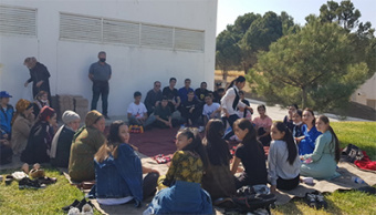 برگزاری اردوی آموزشی فارسی‌آموزان در «پنج پایه» عشق‏‌آباد