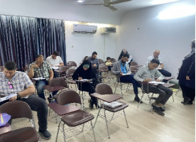 برگزاری سیصد و نهمین آزمون پایان دوره مقدماتی زبان فارسی در بغداد