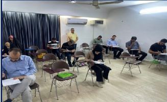 برگزاری آزمون پایان دوره  میانی در مرکز فرهنگی ایران در بغداد