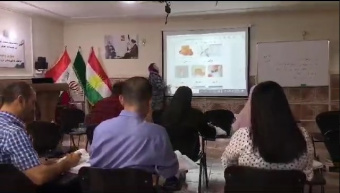 برگزاری پرشور کلاس‌های آموزش فارسی در سلیمانیه + فیلم