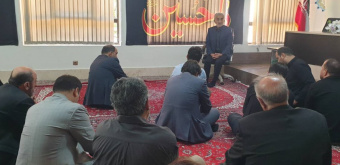 برگزاری مراسم پر فیض زیارت عاشورا در بنیاد سعدی