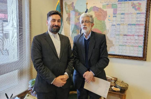 دیدار رایزن فرهنگی جمهوری اسلامی ایران در افغانستان با رئیس بنیاد سعدی