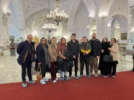 فارسی‌آموزان بنیادسعدی از «کاخ گلستان» بازدید کردند