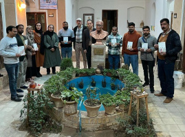 دانشجویان هندی از سرای آذریزدی بازدید کردند