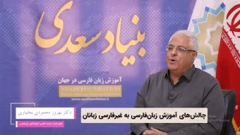 گفتوگو با دکتر بهروز محمودی بختیاری، عضو هیأت مدیره انجمن آموزشکاوی زبانفارسی