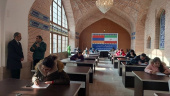 برگزاری آزمون پایانی دوره آموزش زبان فارسی در ارمنستان