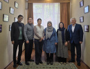 دیدار نماینده بنیاد سعدی با استادان زبان فارسی دانشگاه دولتی قرقیزستان