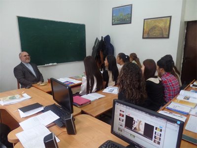 پایان کلاس‌های آزاد آموزش زبان فارسی در آلماتی