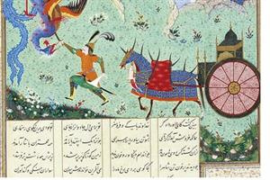 نمایش آثار مربوط به شاهنامه فردوسی در کشور دانمارک