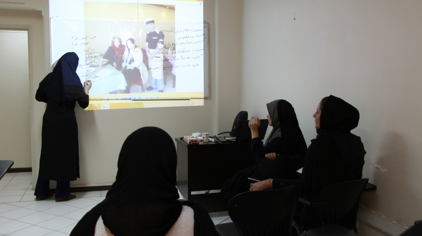 کارگاه تربیت مدرس آموزش«گفت و گو» به غیر فارسی زبانان