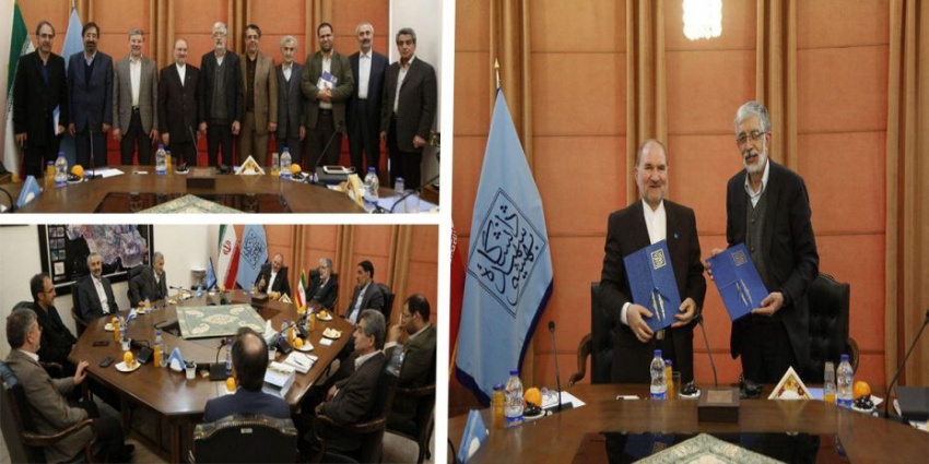 بنیاد سعدی با دانشگاه شهید بهشتی تفاهم نامه امضاء کرد